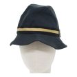 GUCCI Sherry Line Hat Canvas M Black Beige yk15299 Sale