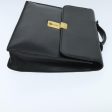 GUCCI Briefcase Leather Black Gold bs18662 Fashion