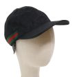 GUCCI GG Canvas Web Sherry Line Cap XL Black Red Green 200035 ki2685 Online Hot Sale