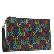 GUCCI GG Psychedelic Clutch Bag Multicolor 601087 90515 Hot on Sale