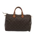 LOUIS VUITTON Monogram Speedy 35 Hand Bag M41524  81128 For Sale