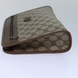 GUCCI GG Supreme Clutch Bag PVC Beige 111 01 037 ki4721 Online now