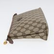 GUCCI GG Supreme Clutch Bag PVC Beige Gold 007 115 85841 For Cheap