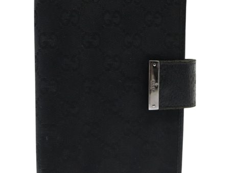 GUCCI GG Canvas Day Planner Cover Black 115240 85759 on Sale