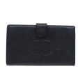 CHANEL COCO Mark Wallet Caviar Skin Black CC  bs14452 For Cheap