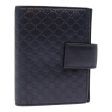 GUCCI Micro GG Canvas Guccissima Day Planner Cover Navy Silver 115240 89008 Online Sale