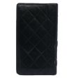 CHANEL Cambon Line Long Wallet Leather Black CC  bs10747 Online