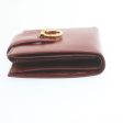 CELINE Bifold Wallet Leather Red 28019 Supply