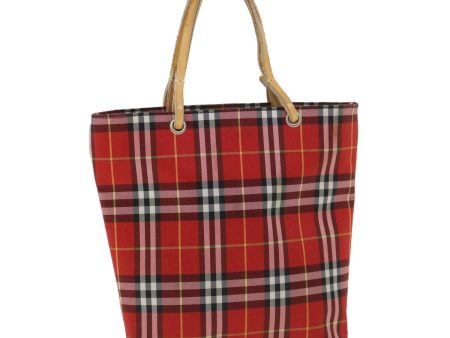 BURBERRY Hand Bag Nylon RedNew 36319 Supply