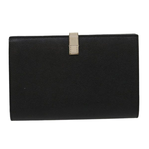 CELINE Wallet Leather Black ar7241 Online now