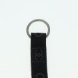 CHANEL Neck Strap Nylon Black Silver CC  87128 Hot on Sale