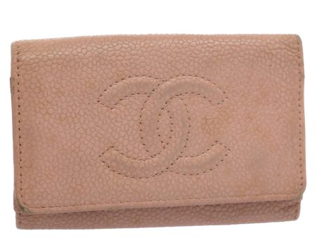 CHANEL Key Case Caviar Skin Pink CC  bs9325 Online Sale