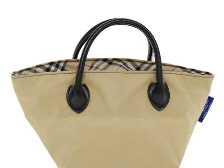 BURBERRY Hand Bag Nylon BeigeNew ti940 Discount