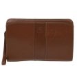 BURBERRY Clutch Bag Leather 2Set Brown BeigeNew bs3644 For Discount