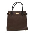 BURBERRY Hand Bag Leather BrownNew 43288 Supply