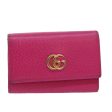 GUCCI GG Marmont Key Case Leather Pink am6672 Online now