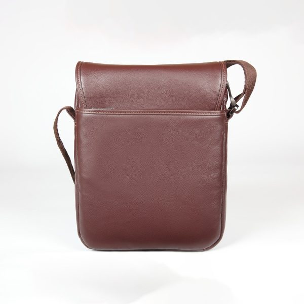 Elan Foam Shoulder Bag with Flap - Brown Fashion