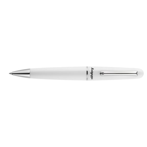 Montegrappa Elmo 01 Ball Pen - White Frost CT Hot on Sale