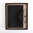 Cross Gift Set - Coventry Chrome Ball Pen with Black A5 Journal Hot on Sale