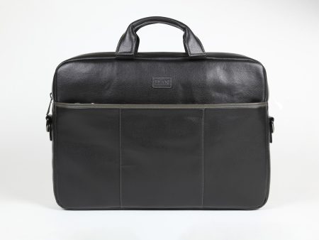 Elan Foam Executive Laptop Bag - Black For Sale