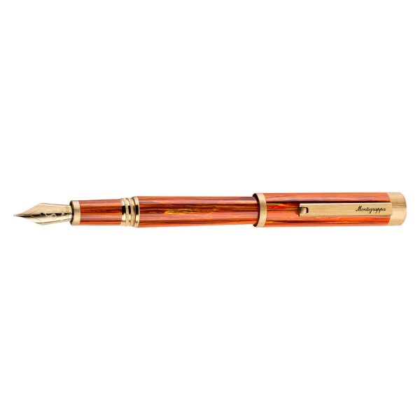 Montegrappa Zero Zodiac 14K Gold Fountain Pen - Leo Supply