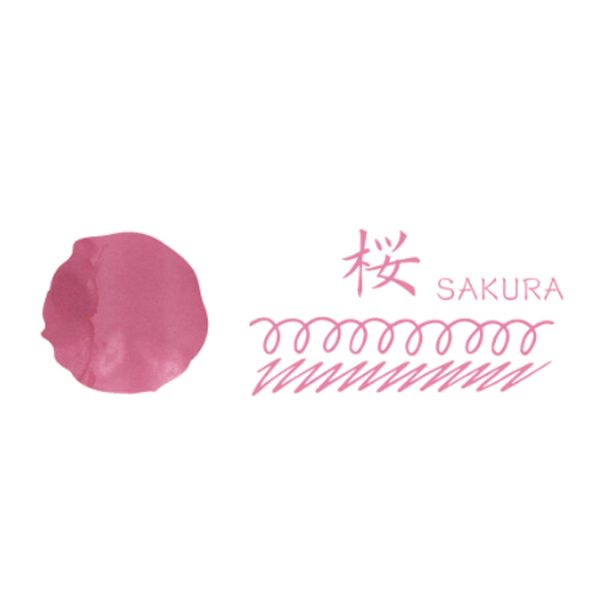 Teranishi Fujiyama Irodori Sakura Ink Bottle, Pink - 12ml Cheap