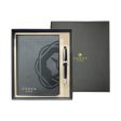 Cross Gift Set - Bailey Light Black CT Ball Pen with Black A5 Journal Sale