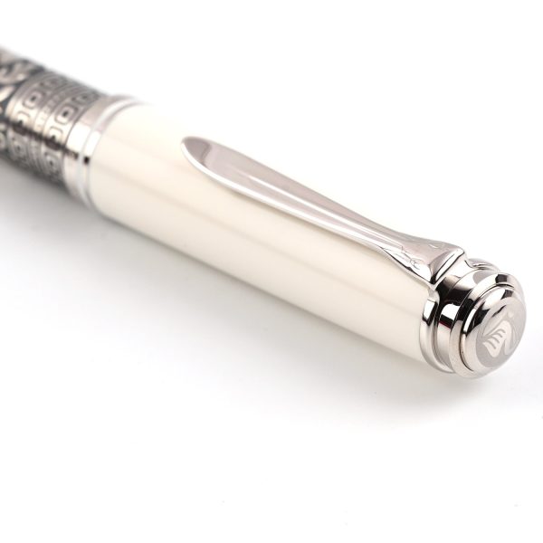 Pelikan M910 Toledo Fountain Pen - White CT (Special Edition) Online Sale