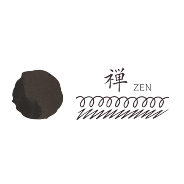 Teranishi Fujiyama Irodori Zen Ink Bottle, Black - 12ml Sale