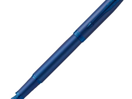 Parker IM Monochrome Fountain Pen - Blue PVD Fashion