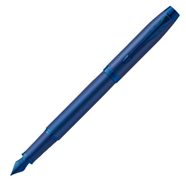 Parker IM Monochrome Fountain Pen - Blue PVD Fashion