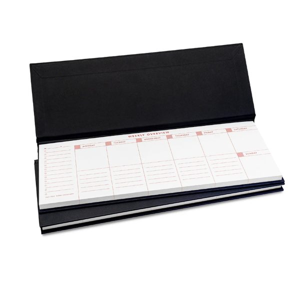 7mm Undated Weekly Planner - Charcoal For Discount