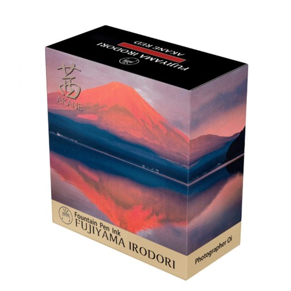 Teranishi Fujiyama Irodori Akane Ink Bottle, Red - 12ml Discount