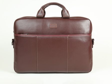 Elan Foam Executive Laptop Bag - Brown Sale