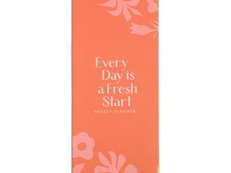 7mm Undated Weekly Planner - Coral Rush Discount