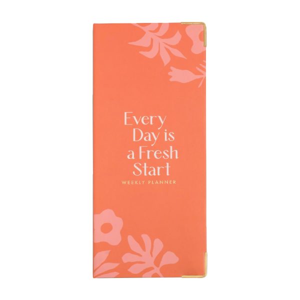 7mm Undated Weekly Planner - Coral Rush Discount