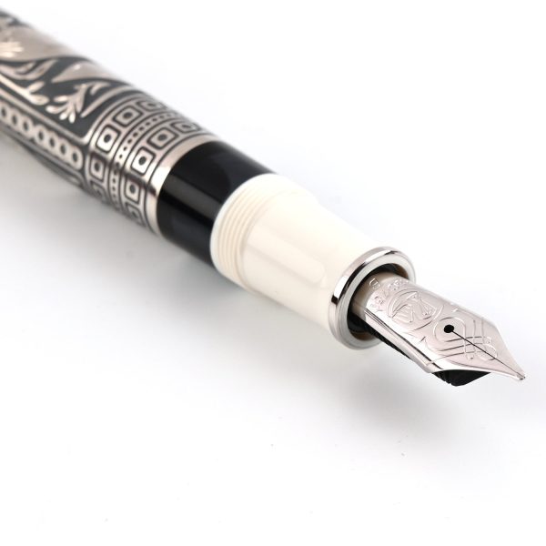 Pelikan M910 Toledo Fountain Pen - White CT (Special Edition) Online Sale