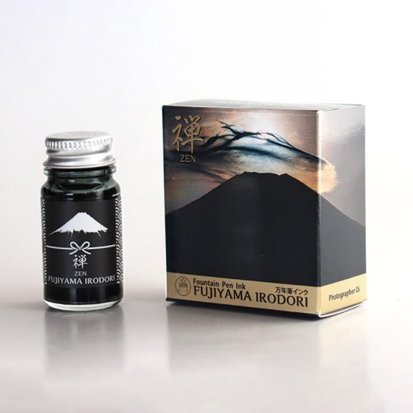 Teranishi Fujiyama Irodori Zen Ink Bottle, Black - 12ml Sale