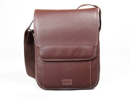 Elan Foam Shoulder Bag with Flap - Brown Fashion