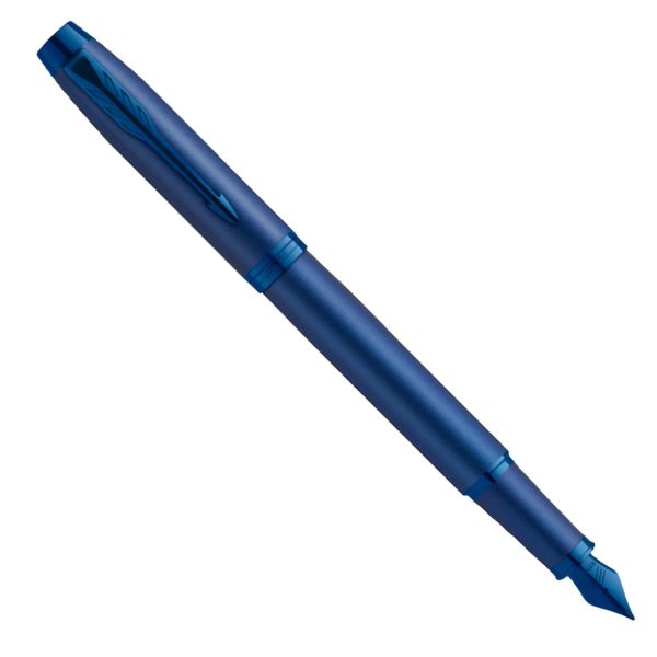 Parker IM Monochrome Fountain Pen - Blue PVD Fashion