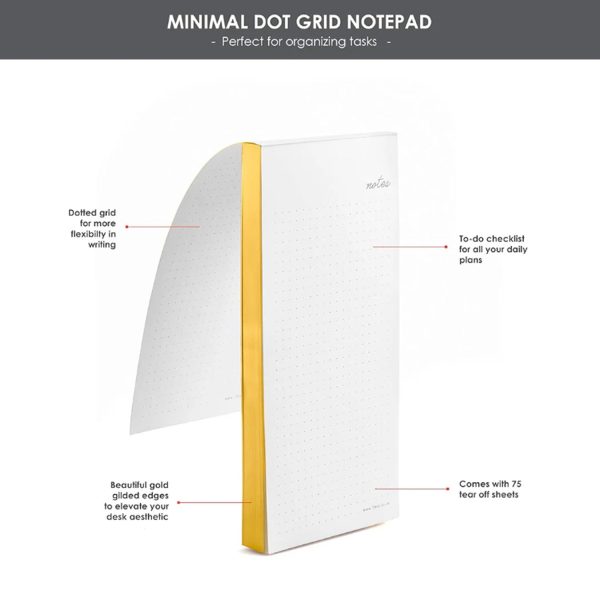 7mm Minimal Dot Grid Notepad Cheap