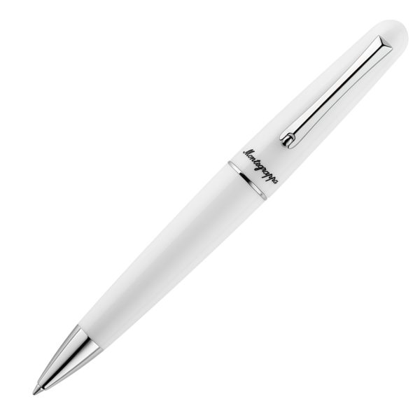 Montegrappa Elmo 01 Ball Pen - White Frost CT Hot on Sale