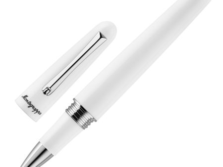 Montegrappa Elmo 01 Roller Ball Pen - White Frost CT Online Hot Sale