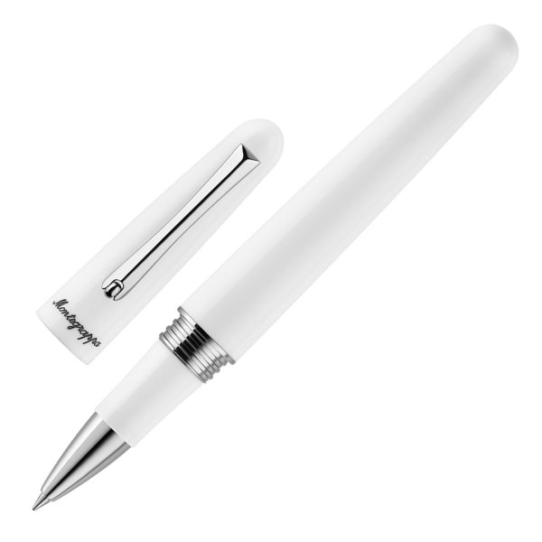 Montegrappa Elmo 01 Roller Ball Pen - White Frost CT Online Hot Sale