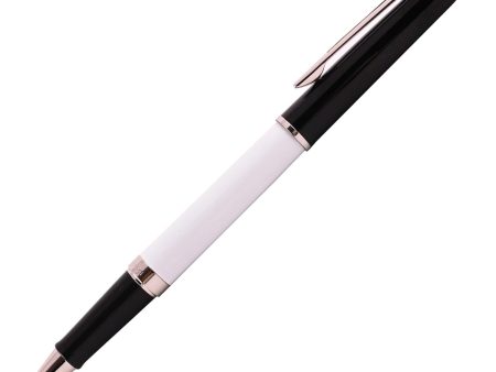 Waterman Hemisphere Colour Blocking Roller Ball Pen - Black & White CT Hot on Sale