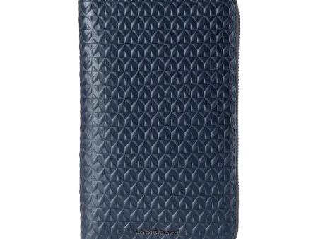 Lapis Bard Enigma Passport Wallet - Navy Hot on Sale