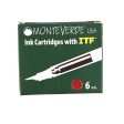 Monteverde Standard Ink Cartridge Pack of 6 - Fireopal Supply