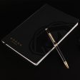 Cross Gift Set - Coventry Black GT Ball Pen with Black A5 Journal Supply