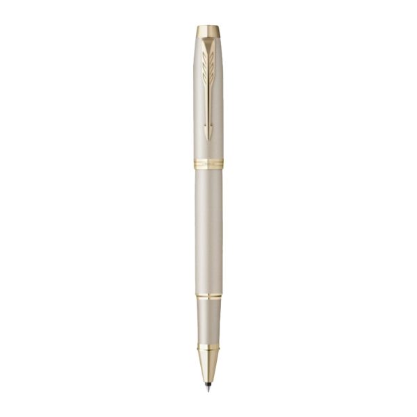 Parker IM Monochrome Roller Ball Pen - Champagne PVD For Discount