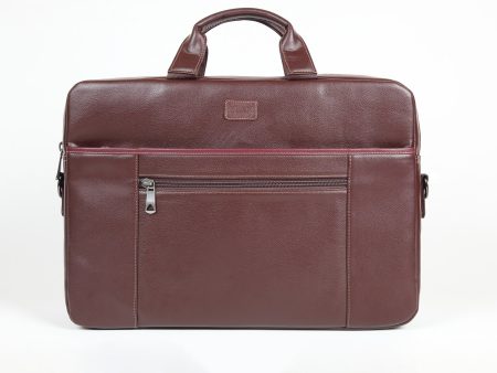 Elan Foam Business Laptop Bag - Brown For Cheap